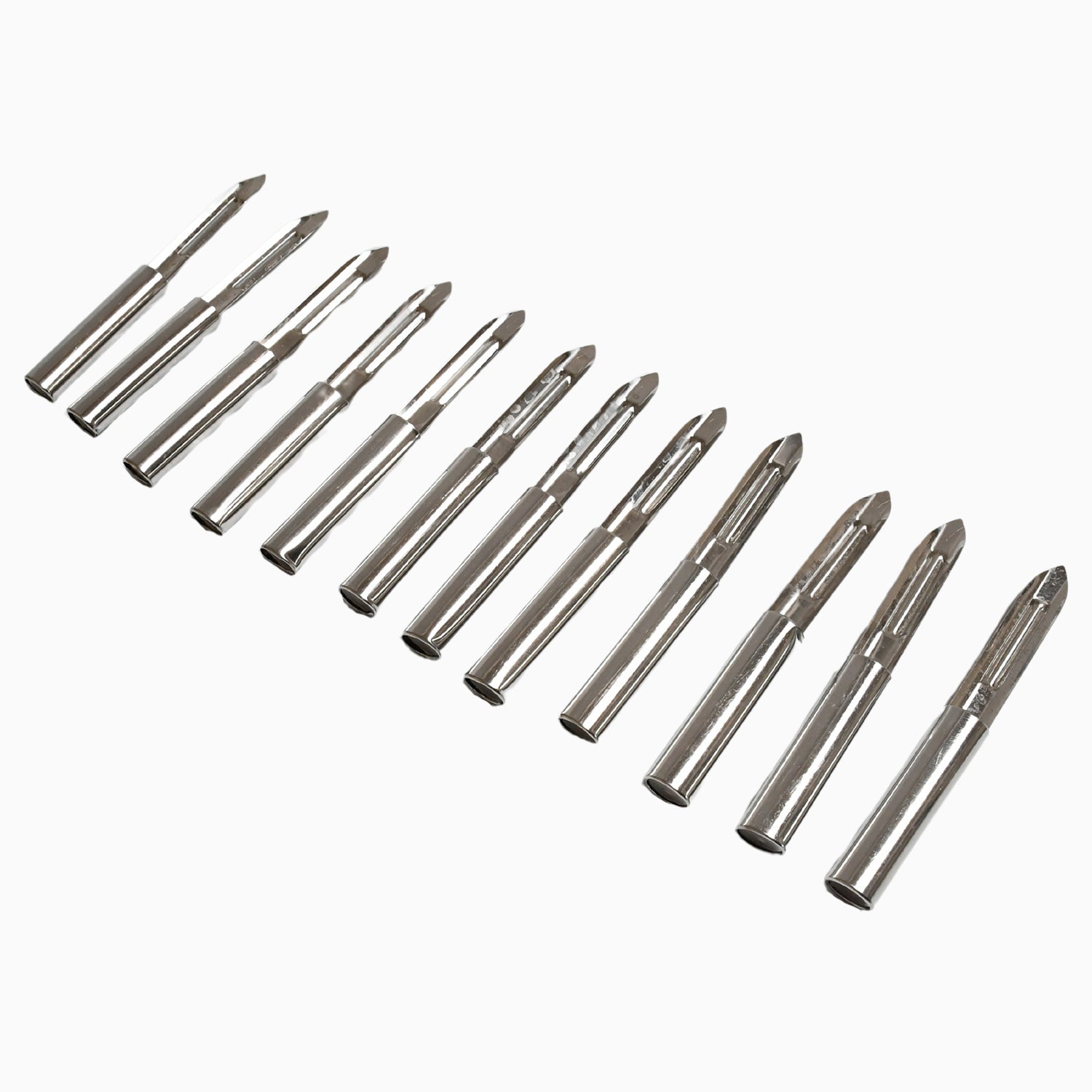 5639 Multi-purpose Stainless Steel Peeler With Handle For Vegetables Potato Peeler Carrot Grated Suitable For Peeling And Shredding Fruit And Vegetables Kitchen Accessories Piller (12 Pcs Set) Wukusy