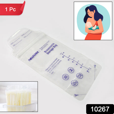 Breastmilk Storage Bags Double Zipper Seal (1 Pc) Wukusy
