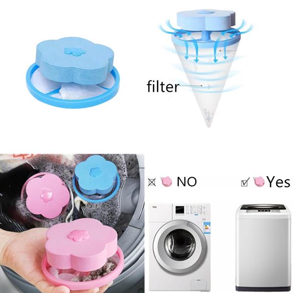 1446 Washing Machine Floating Filter Lint Mesh Bag Net Pouch Hairlint Catcher Wukusy