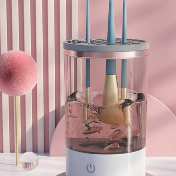 HOme Decor™ 🌸 Electric Makeup Brush Cleaner  Deep Clean in Seconds | USB Rechargeable | All Brush Sizes | Compact & Portable