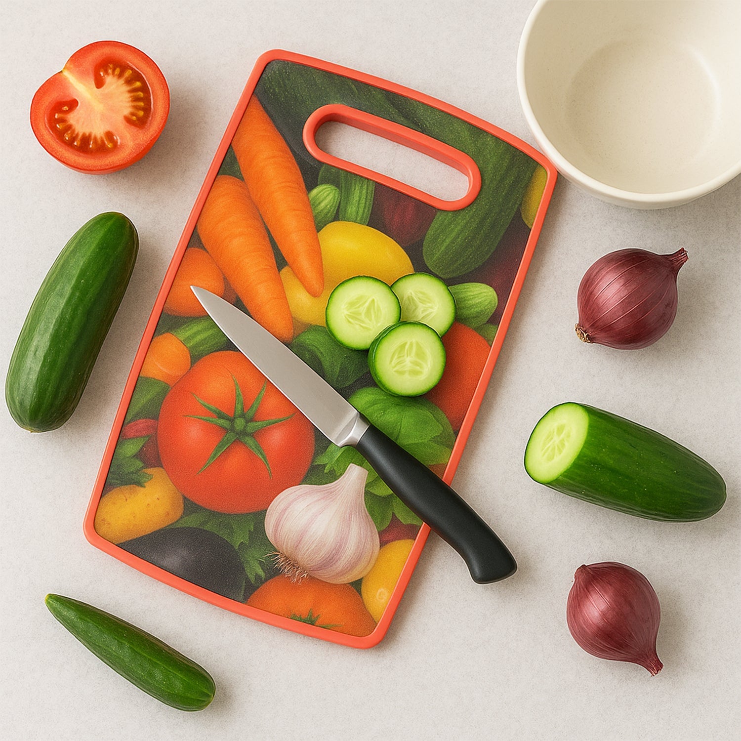 Premium Multipurpose Vegetable And Fruit Cutting Board (1 Pc) Wukusy