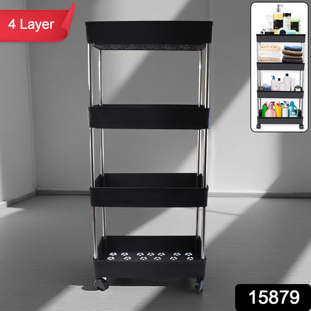 Movable Storage Rack Trolley Wukusy