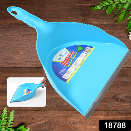 Heavy Plastic Dustpan With Handle (1 Pc) Wukusy