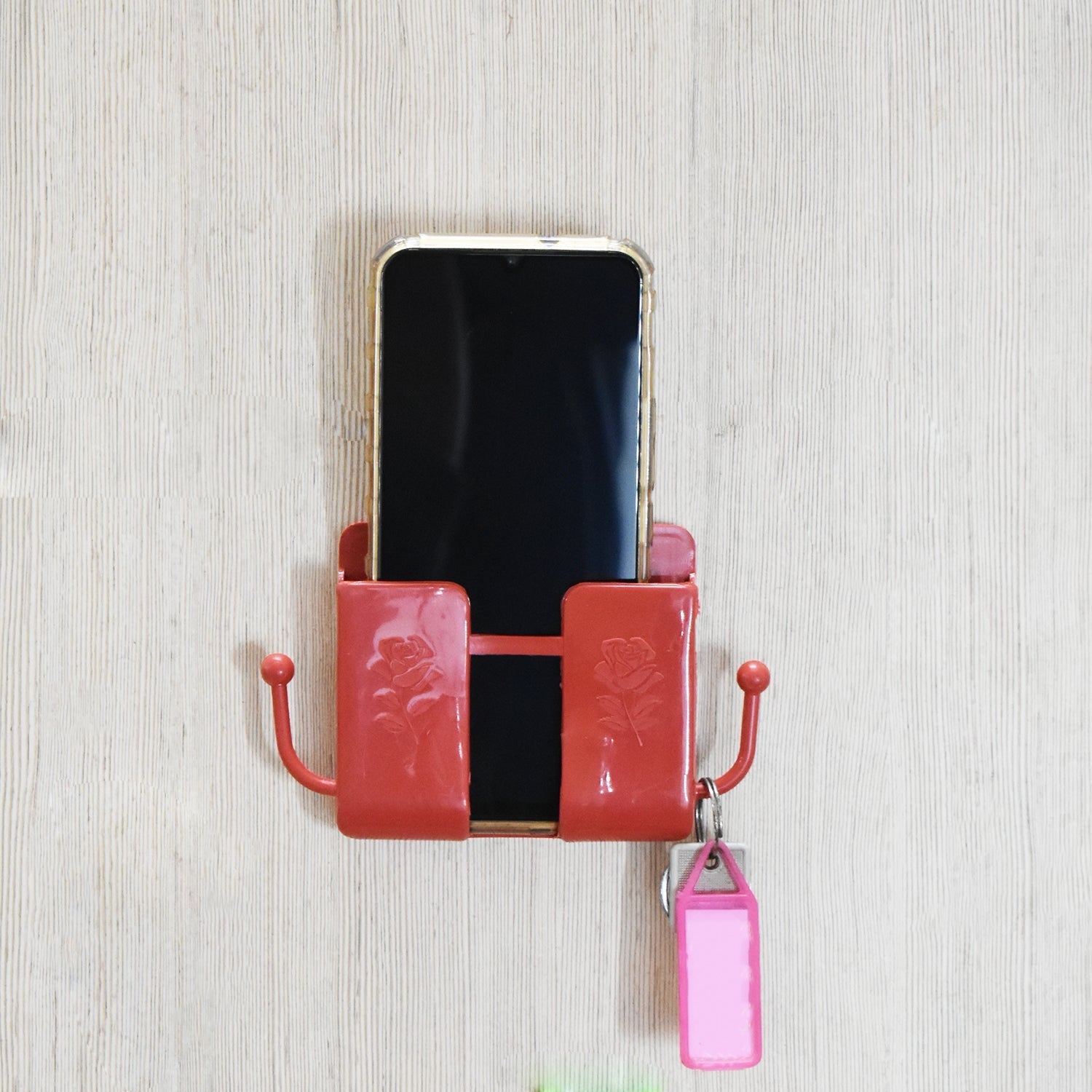 6201a Wall Mounted Storage Boxremote Storage Organizer Case With 2 Side Hanging Hooks. Wukusy