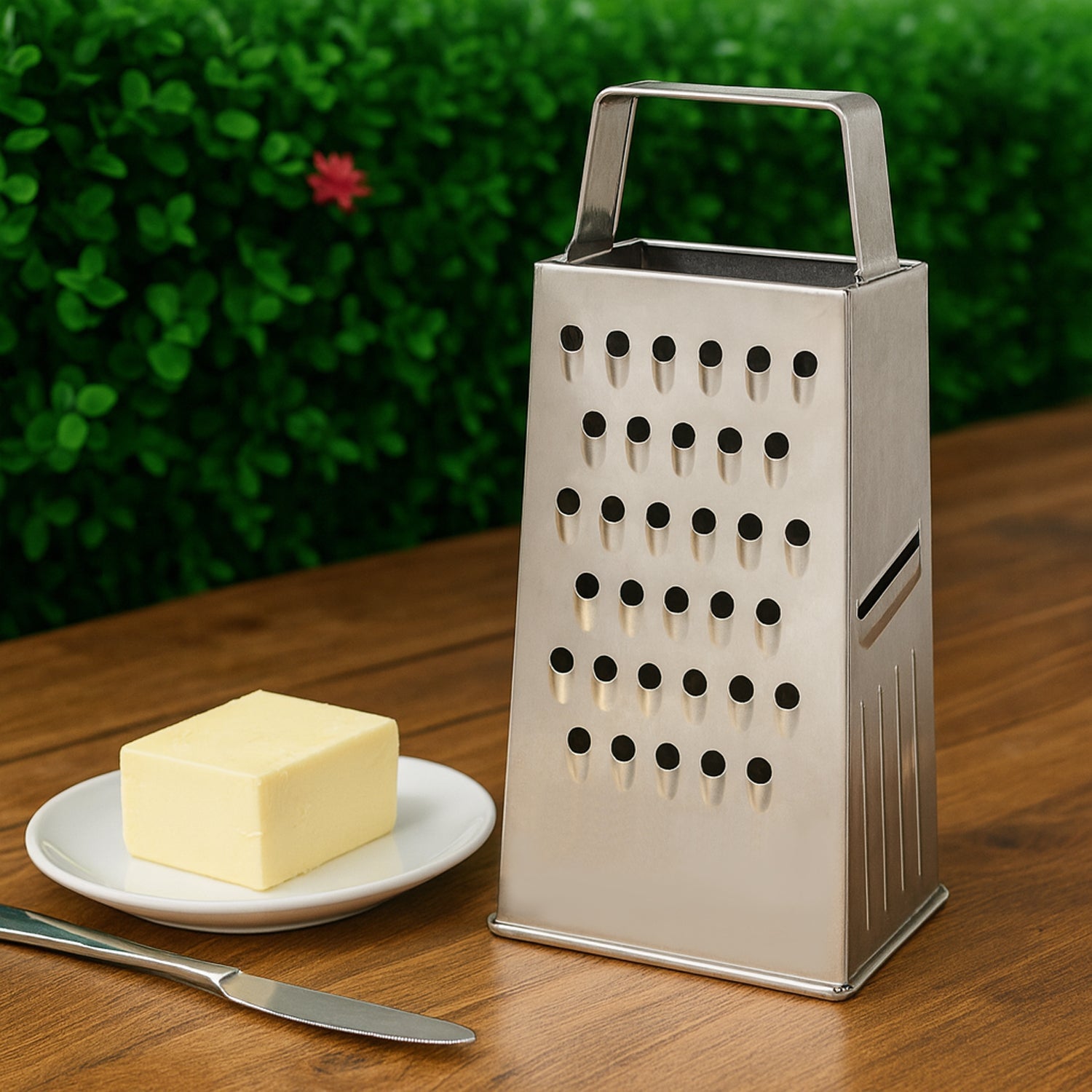 Supermom Premium 5-in-1 Stainless Steel Grater And Slicer Wukusy
