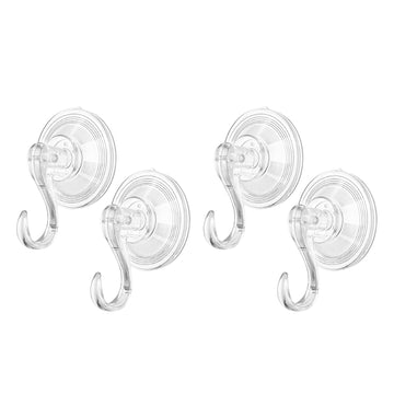 Plastic Suction Cup Hooks (10 Pcs Set) Wukusy