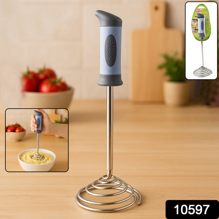 Supermom Spring Omasher Heavy Duty Stainless Steel Vegetable  Potato Masher Wukusy