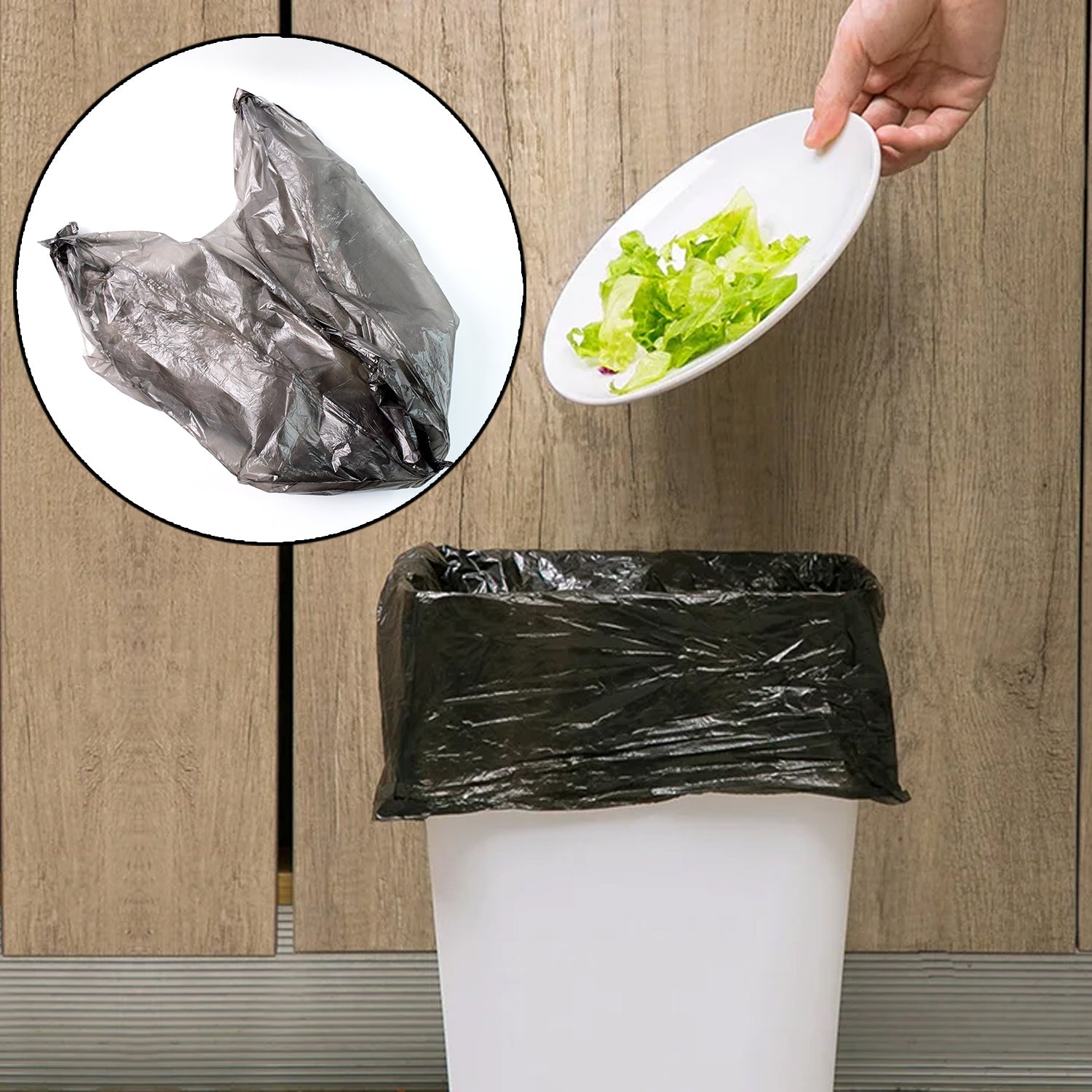 Heavy Duty Garbage Bags 45x40 Cm - (1 Pc) Wukusy
