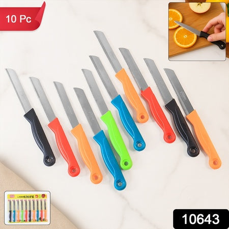 Supermom Stainless Steel Kitchen Laser Knife (10 Pc  Set) Wukusy