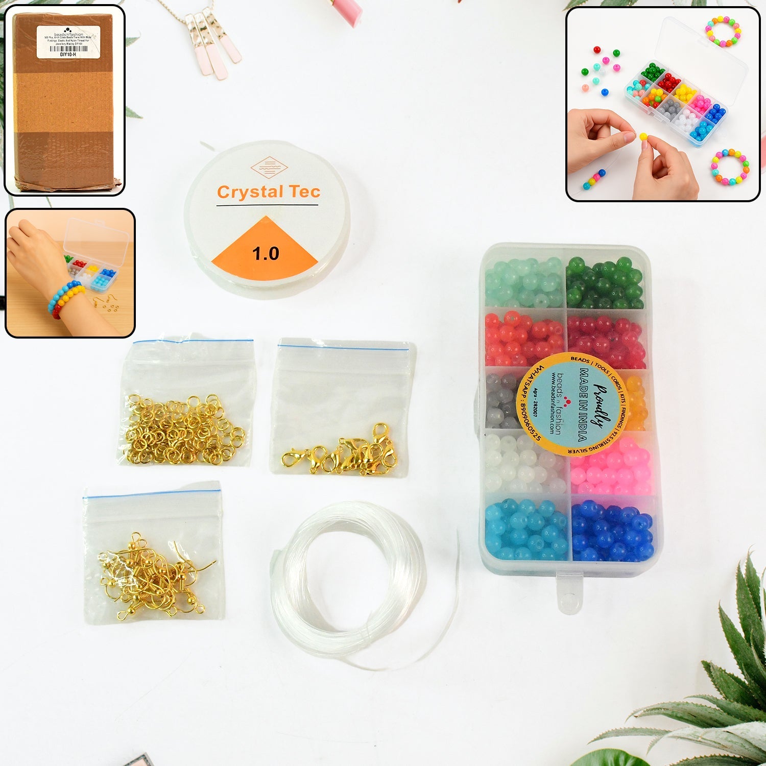Premium Diy Jewellery Making Kit (1 Set) Wukusy
