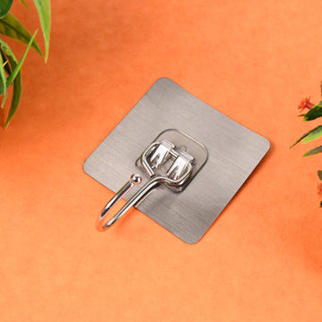 Large Stainless Steel Self Adhesive Wall Hooks (1 Pc) Wukusy