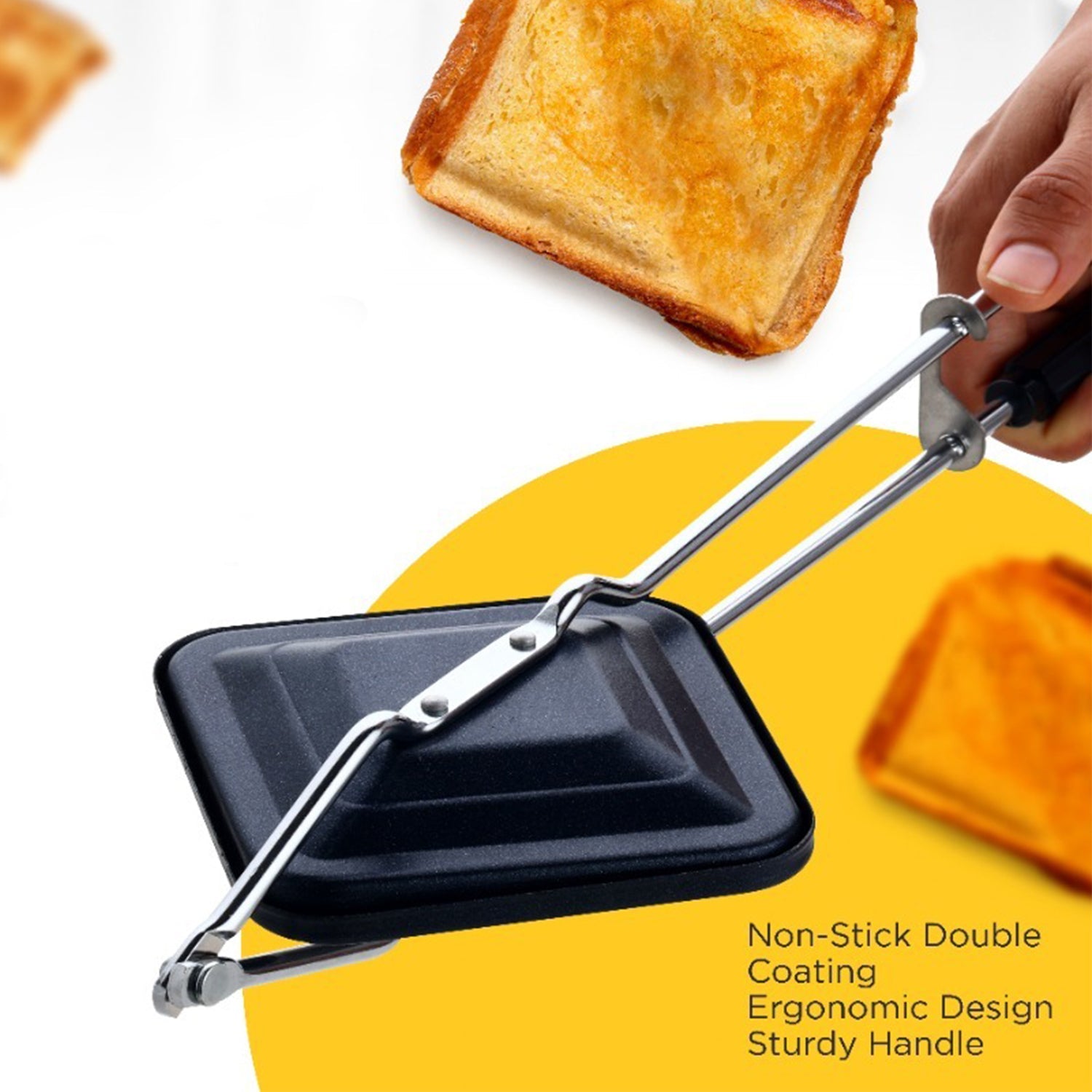 Apex Regular Non-stick Flame-based Sandwich Toaster Wukusy