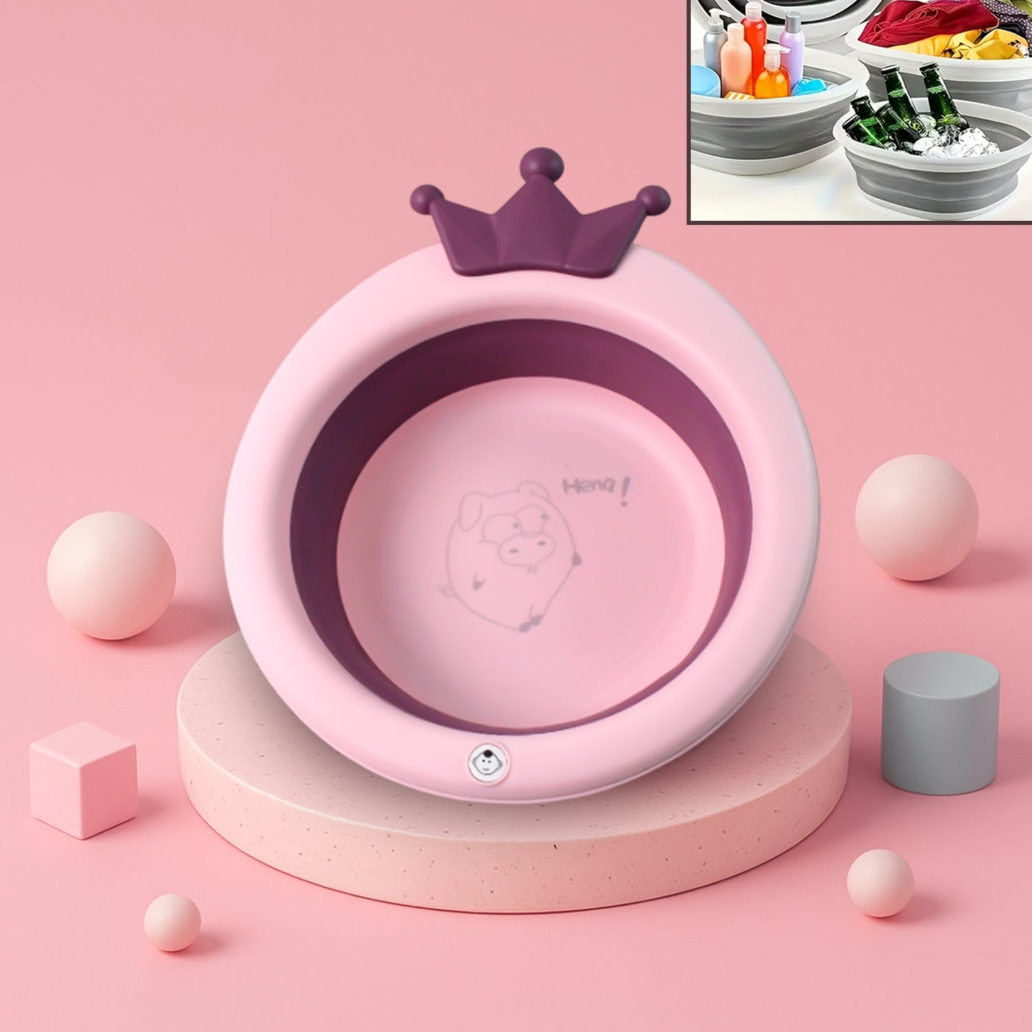 Premium Baby Bathtub With Non-slip Base Wukusy