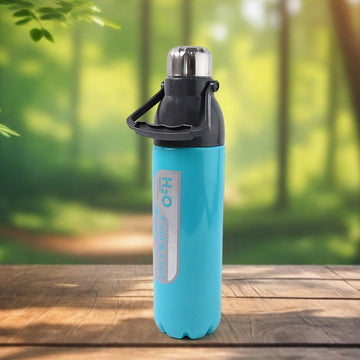 Plastic Sports Bottle Insulated Leakproof Bpa-free (1100ml  Mix Color) Wukusy
