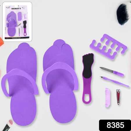 Personal Foot Care Tool Kit Pedicure Accessories Kit (9 Pcs Set) Wukusy