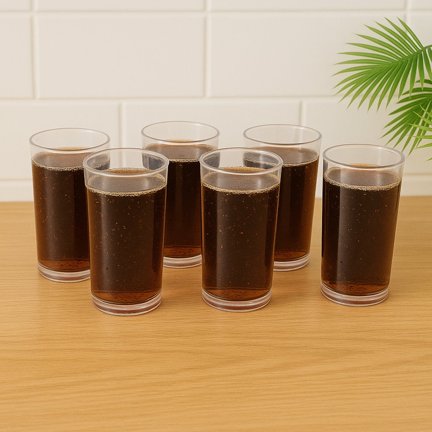 Supermom Martini Clear Glass Set (6 Pc) Wukusy