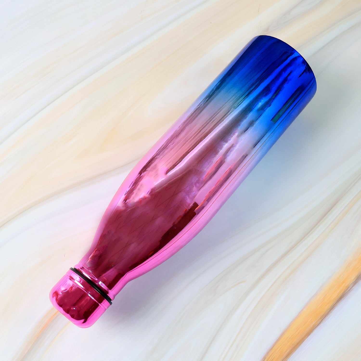 Stainless Steel Water Bottle (Approx 1000ml  1 Pc) Wukusy