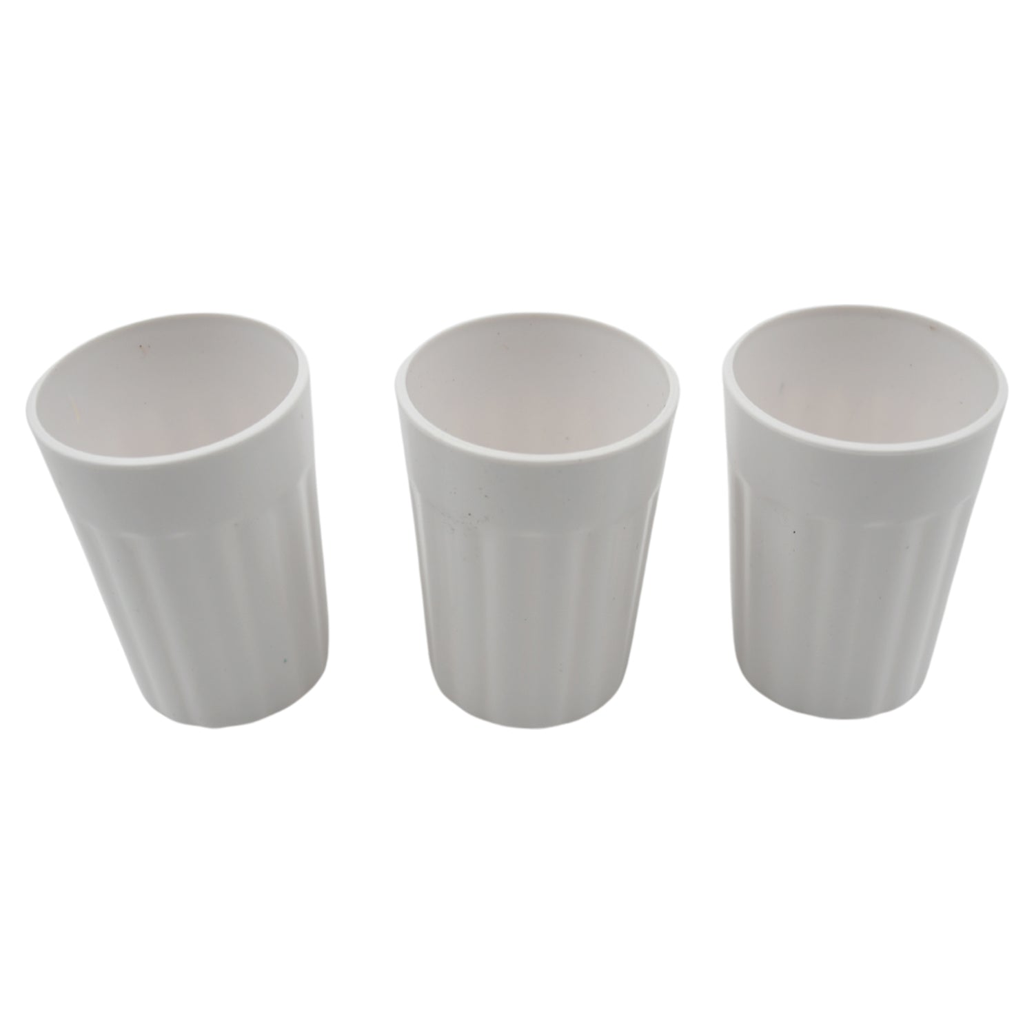 5719 Small Plastic Coffee  Tea Cups Reusable Plastic Cup Mug Lightweight Microwavable Dishwasher Safe Unbreakable Camping Coffee Mugs For Tea Milk Water Juice Tea (3 Pcs Set) Wukusy
