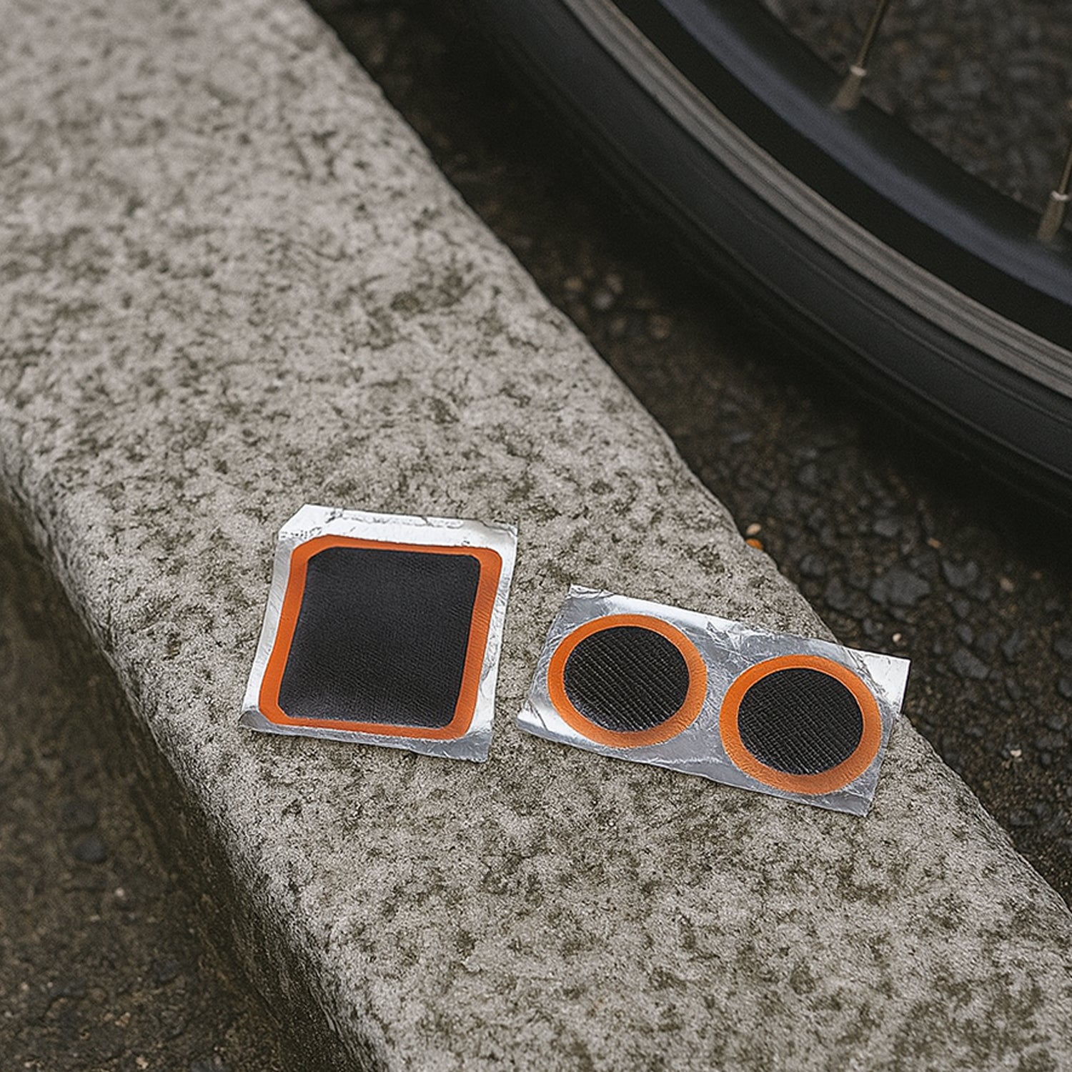 Bicycle Tire Repair Kit Puncture Repair Set With Adhesive Portable Tools Wukusy