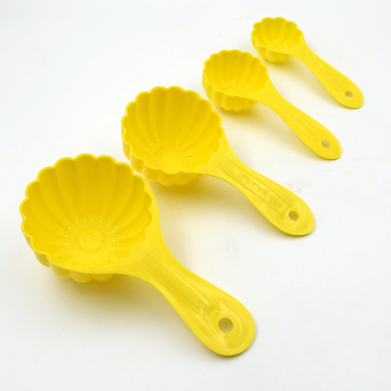 5559 Plastic Kitchen Tool Mould  Ladoo Mould Spoon Ladoo Making Spoon Set For Kitchen Multipurpose Plastic Ladoo Mold For Making Different Variety Of Ladoo (4 Pcs Set) Wukusy