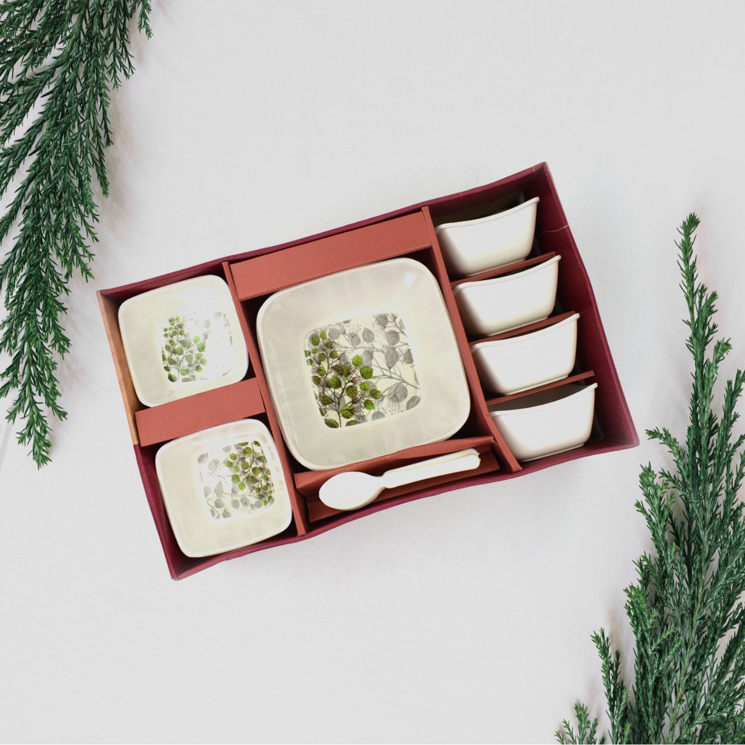 2735 13 Pc Pudding Set Used As A Cutlery Set For Serving Food Purposes And Sweet Dishes And All In All Kinds Of Household And Official Places Etc. Wukusy