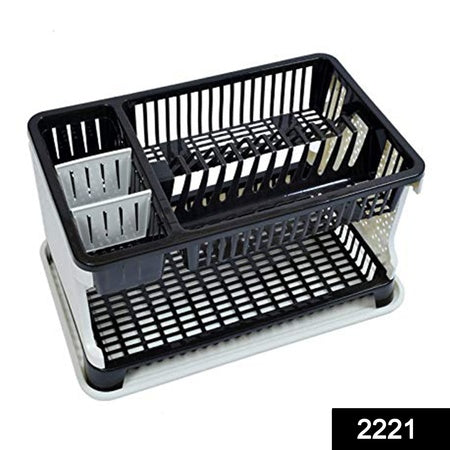 2221 Kitchen Organizer Rack With Water Storing Traydish Rack Wukusy