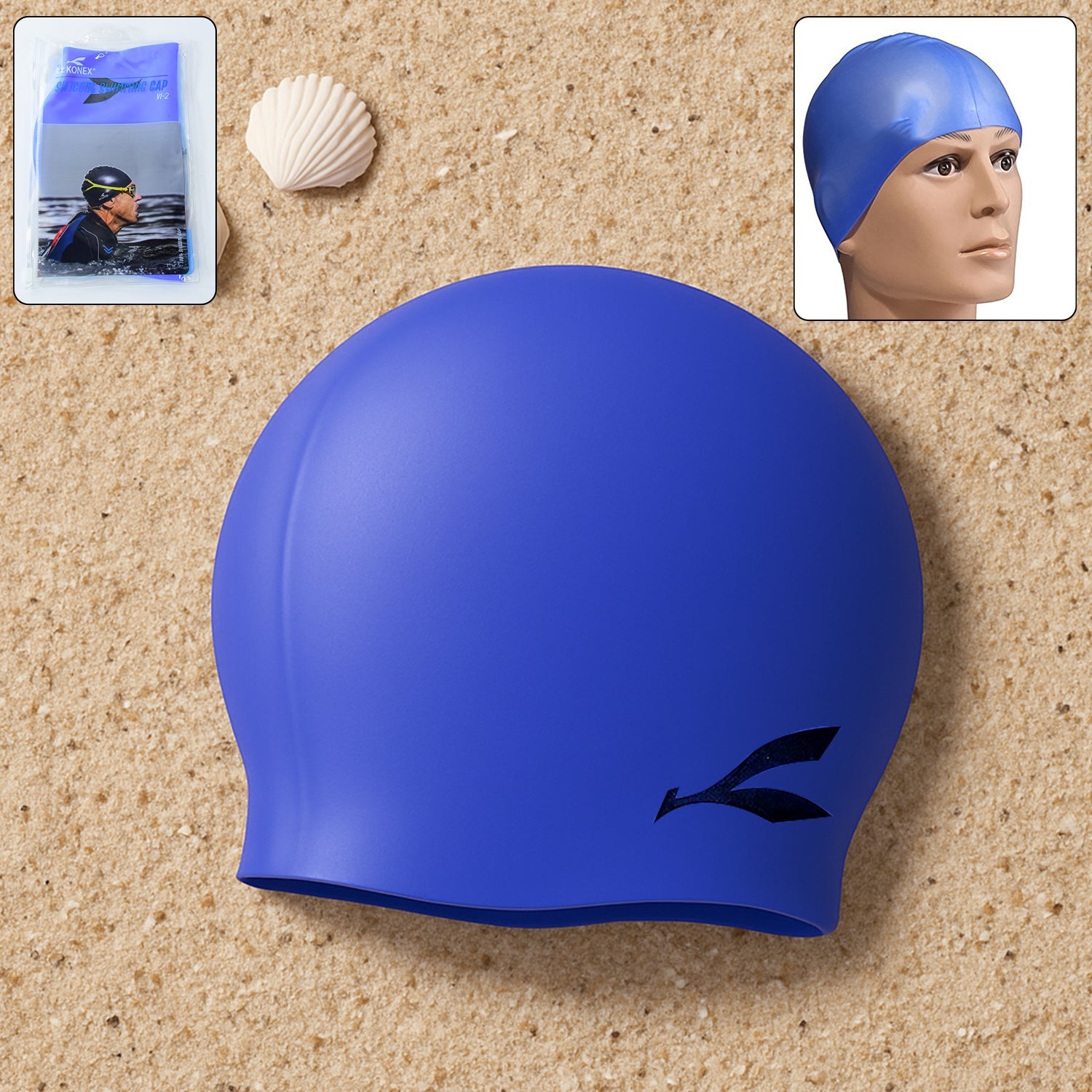 Silicone Swimming Cap (1 Pc) Wukusy