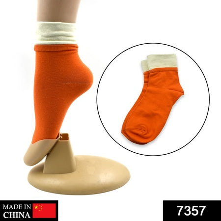 7357 Socks Breathable Thickened Classic Simple Soft Skin Friendly (1pair) Wukusy