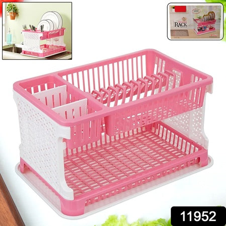 Plastic Kitchen Organizer Rack With Water Storing Tray Wukusy
