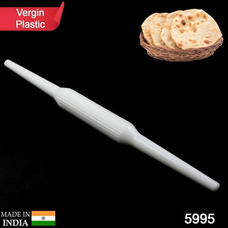 5995 Kitchen Plastic Vergin Belan  Rolling Pin For Roti  Chapati High Quality Kitchen Tool (1pc) Wukusy