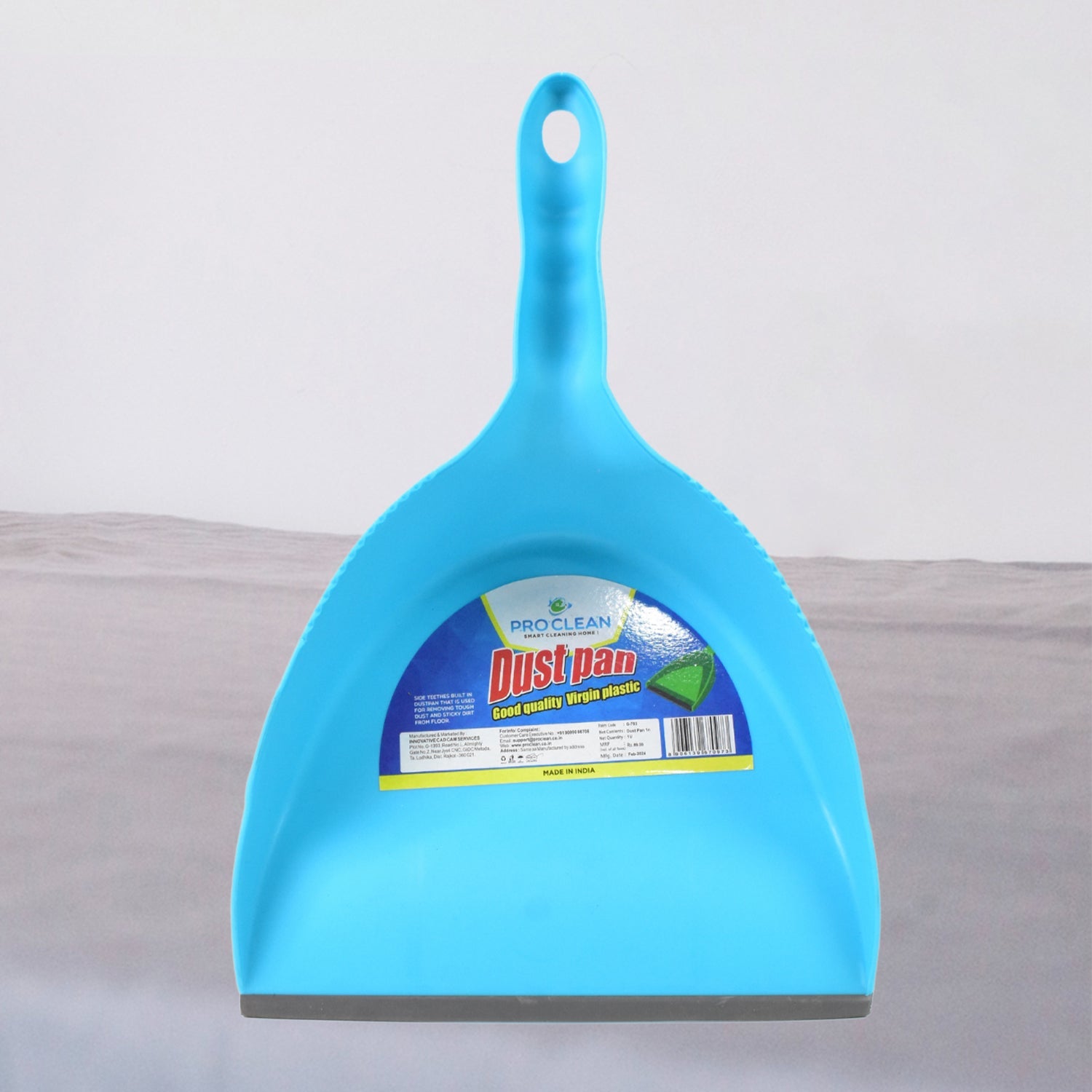 Heavy Plastic Dustpan With Handle (1 Pc) Wukusy