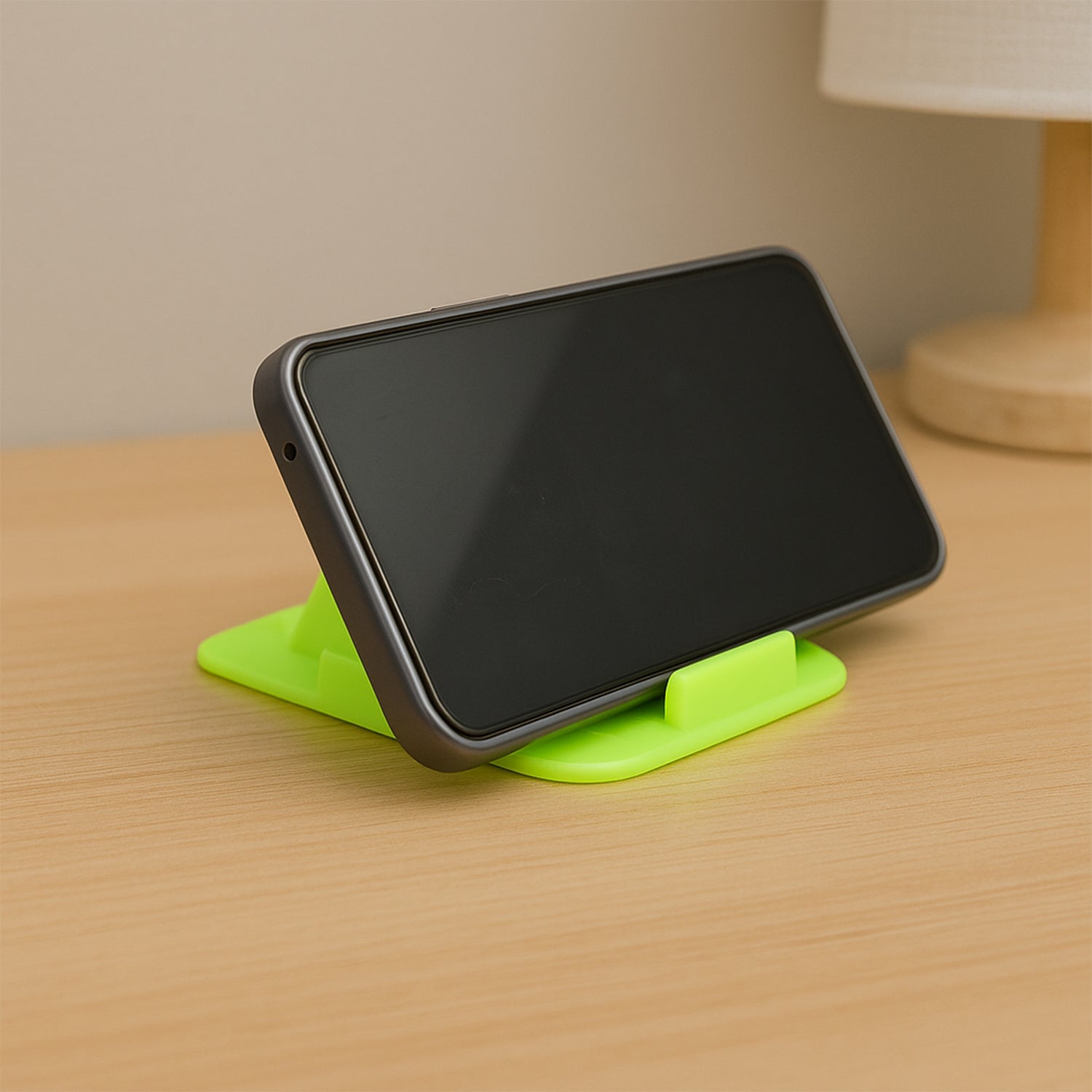 Virgin Mobile Accessories Universal Portable Four-sided Pyramid Shape Desktop Table Mobile Holder Stand (1 Pc) Wukusy
