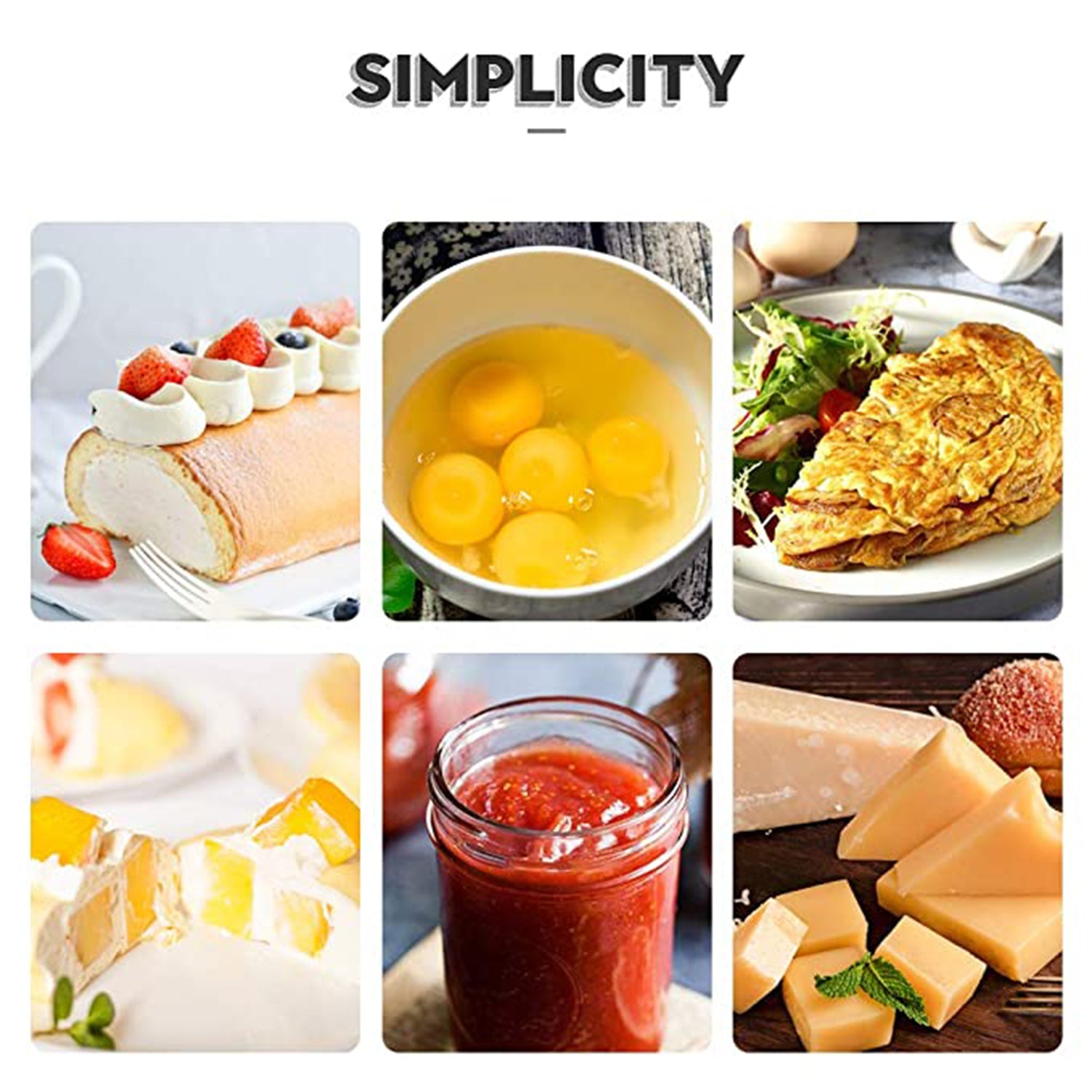 2930 Manual Whisk Mixer Silicone Whisk Cream Whisk Flour Mixer Rotary Egg Mixer Kitchen Baking Tool. Wukusy