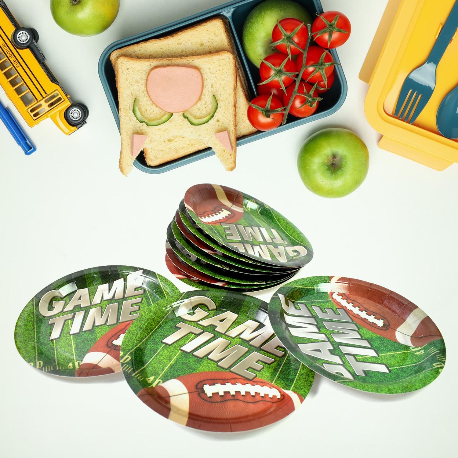 Round Plates Disposable Paper Plates  Happy Birthday Gift (10 Pcs Set  Mix Design) Wukusy