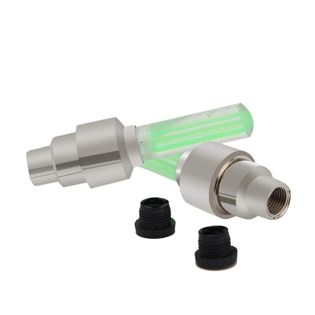 0543 Led Flash Light Lamp Tyre Wheel Valve Sealing Caps Wukusy