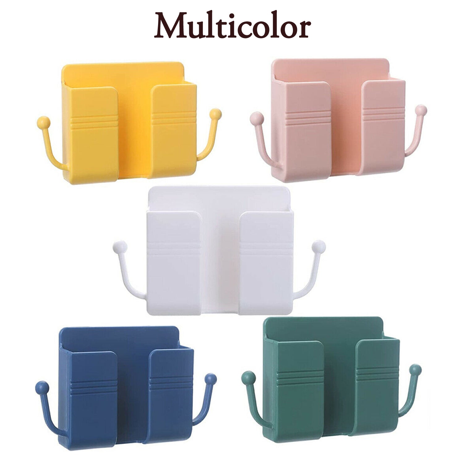 6201 1 Pc Wallmount Mobile Stand With Hook Design Used In All Kinds Of Places Including Household And Many More As A Hanging Support For Cloths And Stuffs Purposes. Wukusy