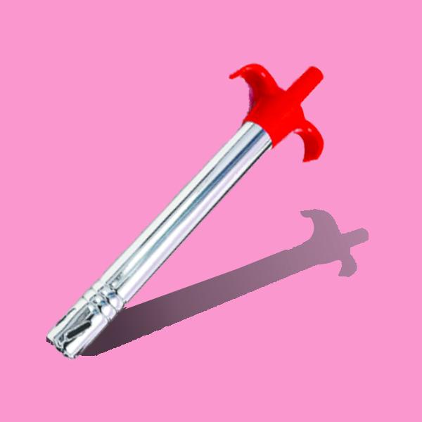 2158 Stainless Steel Electronic Gas Lighter And Knife (2 In 1) Wukusy