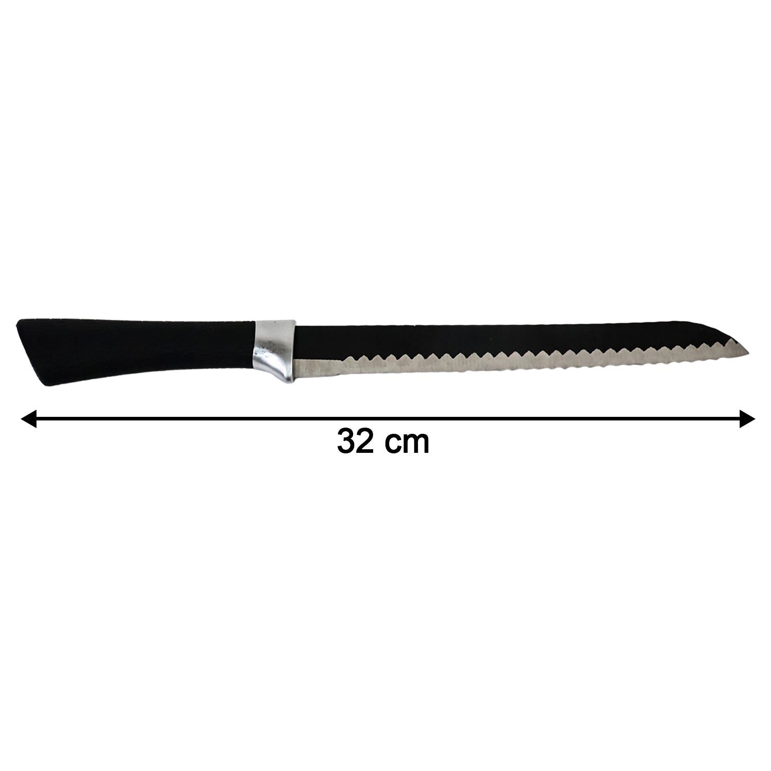 Premium 32 Cm Serrated Bread Knife With Ergonomic Handle Wukusy