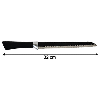 Premium 32 Cm Serrated Bread Knife With Ergonomic Handle