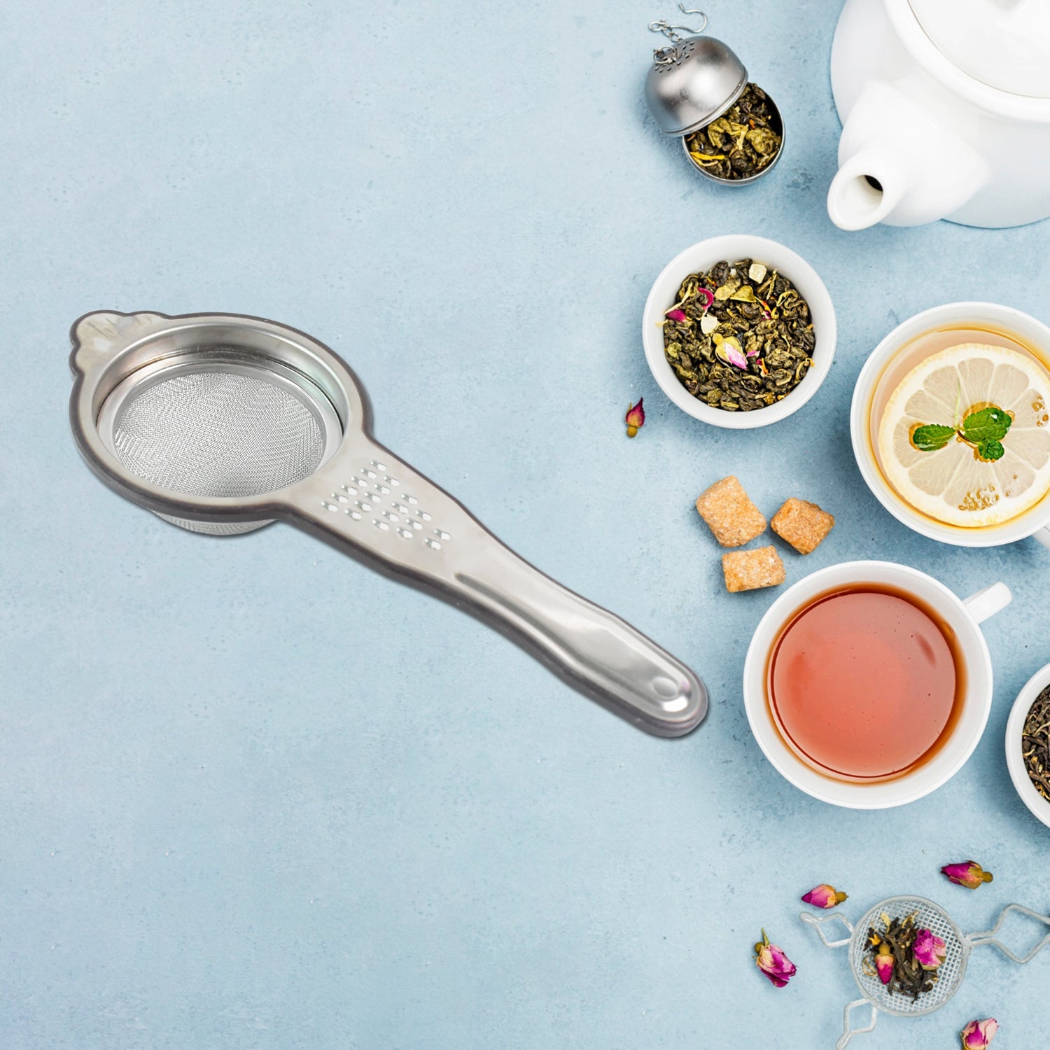 Heavy-duty Stainless Steel Fine Mesh Tea Strainer (1 Pc) Wukusy