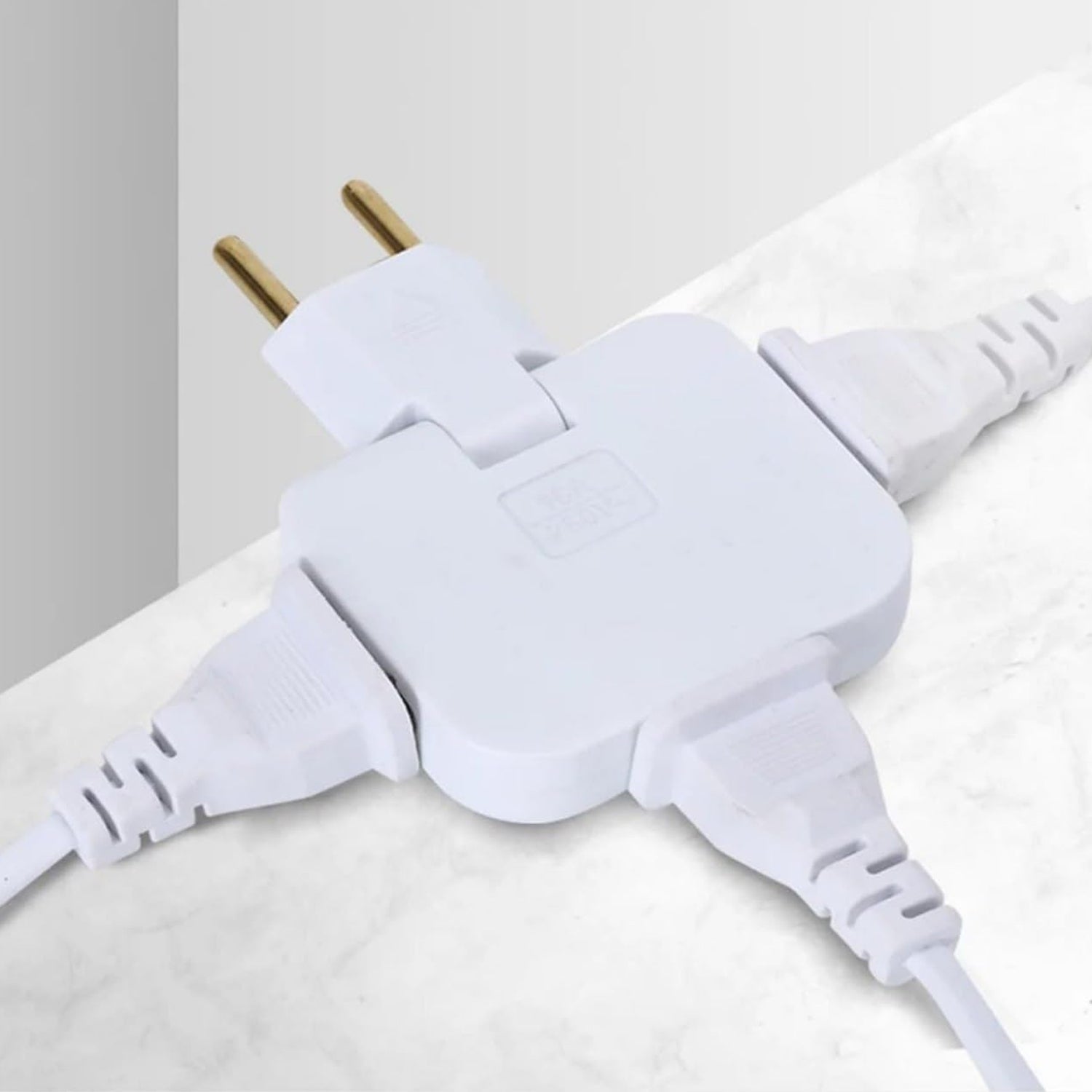 Wireless 3 In 1 Foldable Wall Plug Adapter  Socket  Converter (1 Pc) Wukusy