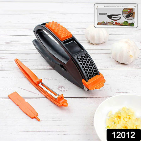 Multifunctional Garlic Press Garlic Mincing  Crushing Tool (1 Pc) Wukusy