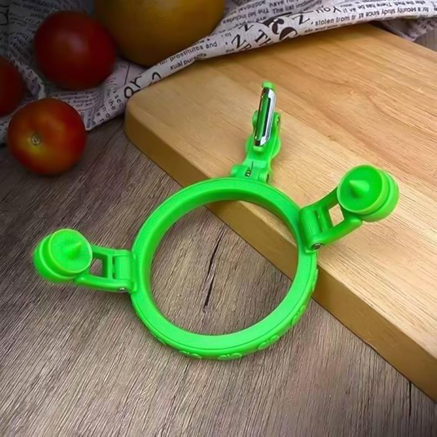 Adjustable Apple Peeler Cutter With Holder Ring Wukusy