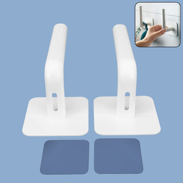 Multipurpose Shelf Organizer Hanging Storage Rack (2 Pc Set With 2 Adhesive Hook) Wukusy