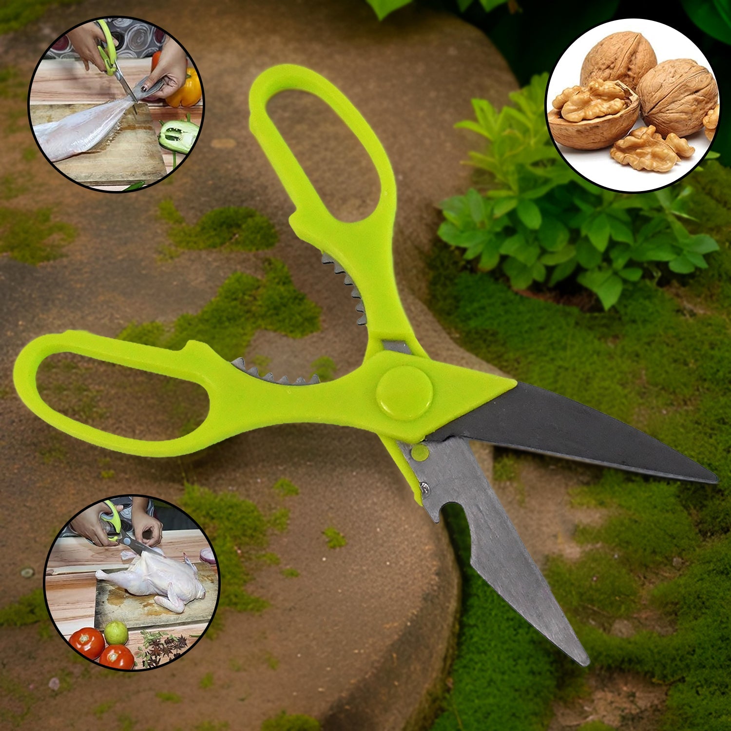 4-piece Kitchen Cutting Set Scissors Peeler Grater  Slicer And Knife Wukusy