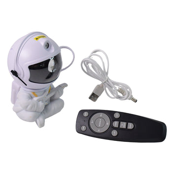 Astronaut Film Projector Night Light  360° Rotating Galaxy Star Nebula Lamp with 12 Patterns & Adjustable Brightness | Kids Bedroom, Party & Home Décor | #Astronaut projector, #galaxy projector lamp