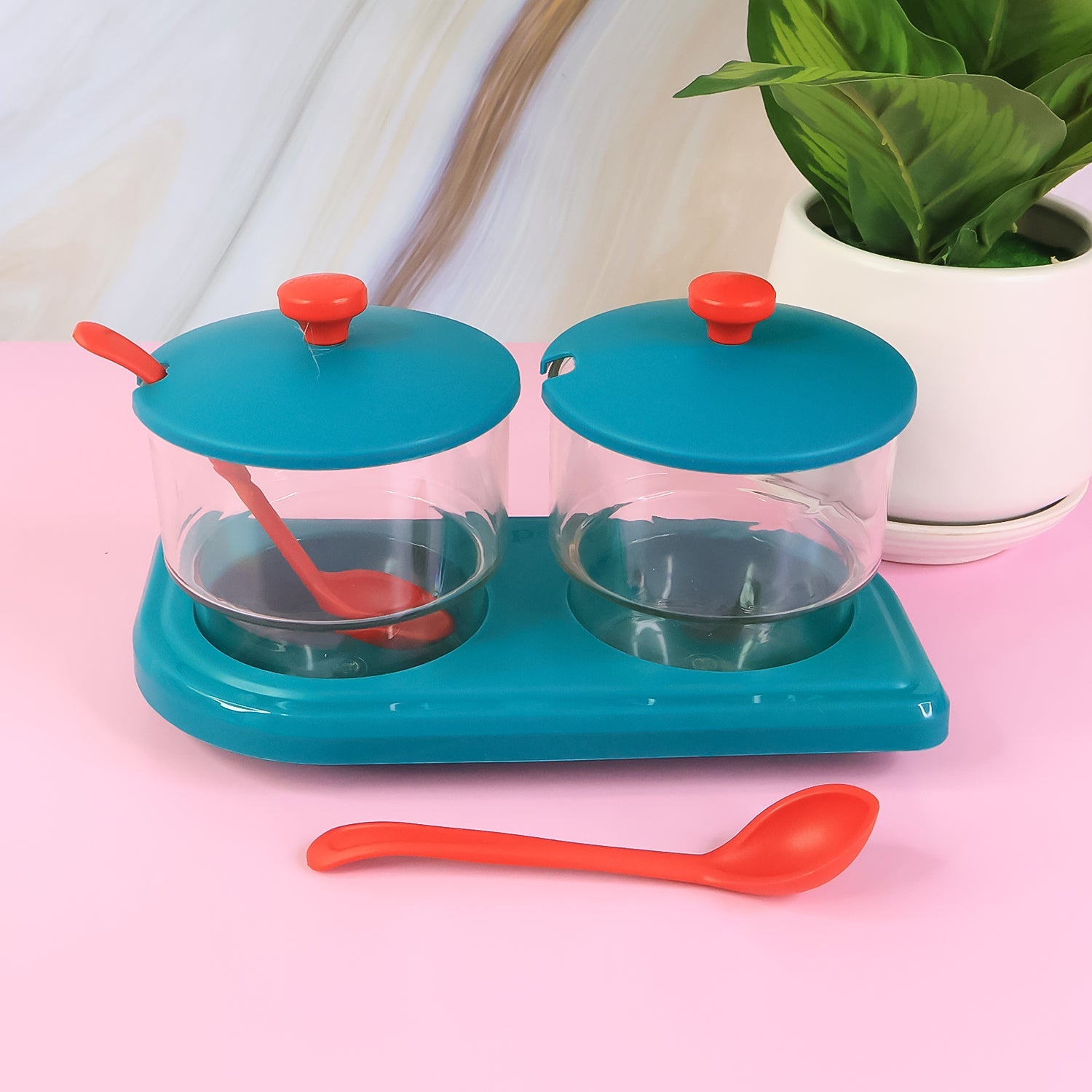 Supermom Storewell Multipurpose Spice And Condiment Container Set (2 Pc) Wukusy