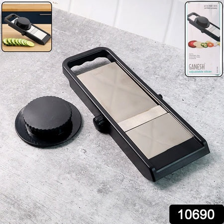 Premium Adjustable Vegetable  Fruit Slicer With Sharp Stainless Steel Blade Wukusy