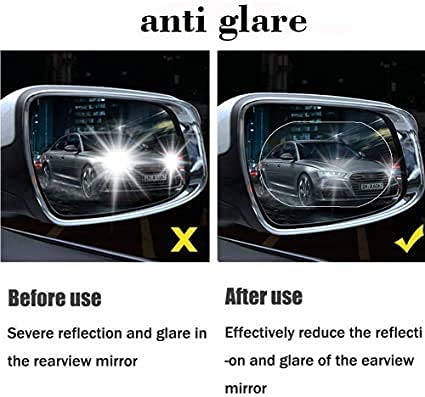 7552 Anti Fog Anti Scratch Interior Rearview Car Mirror Film Waterproof Hd Clear Protective Sticker Film For Safe Driving Car Mirrors Side Windows Wukusy