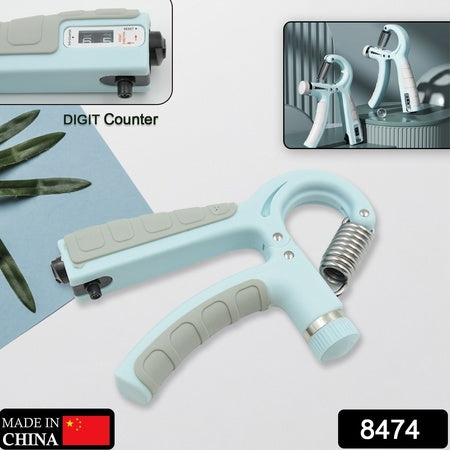 Gym Fitness Hand Grip Men Adjustable Finger Heavy Exerciser Strength For Muscle Recovery Hand Gripper Trainer Strengthener (1 Pc) Wukusy